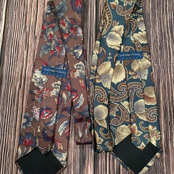 Pack of 2 Cambridge Classics Mervyns Mens Tie - Picture 4 of 6